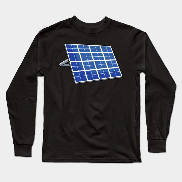 Solar Panel Renewable Energy Solar Panels Long Sleeve T-Shirt by fromherotozero